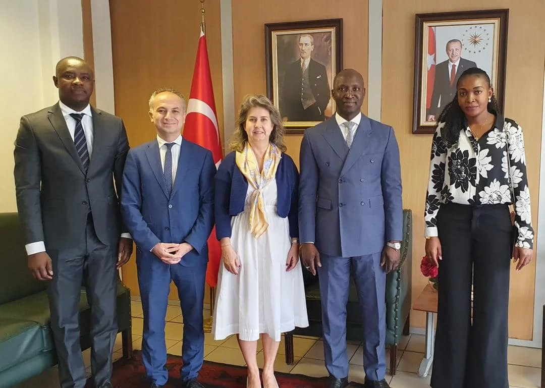 The Ambassador of Turkey to Côte d'Ivoire paying a visit to CNP-PPP