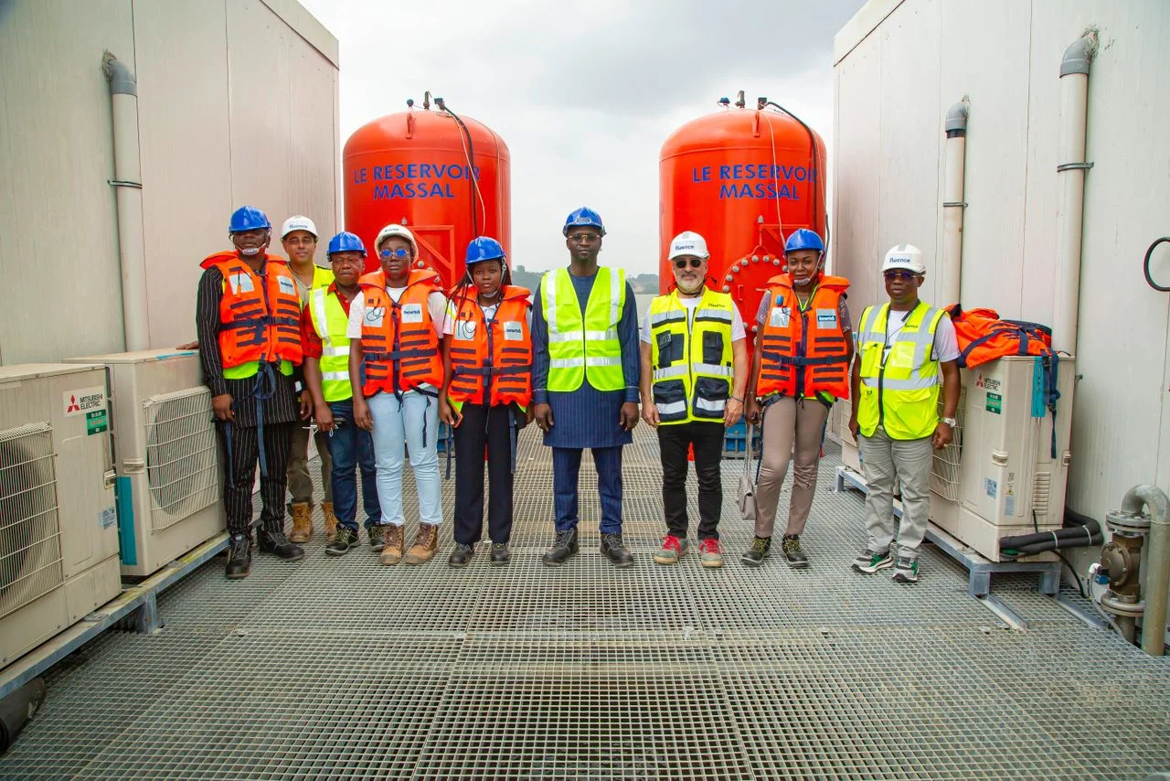 Visite de l’Usine de Traitement d’Eau de la Lagune d’Aghien